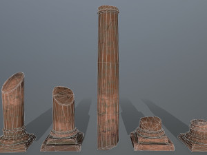 broken column 3D Model