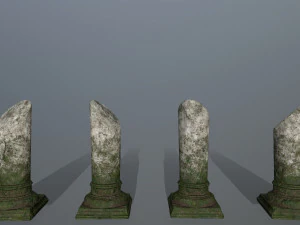 broken pillar 3D Model