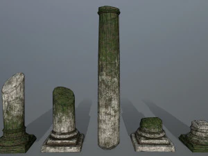 broken pillar 3D Model