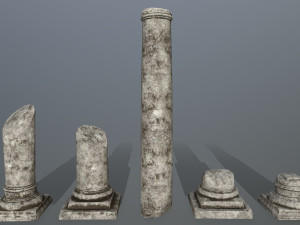 broken pillar 3D Model