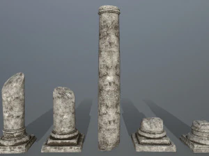 pilastro rotto Modello 3D