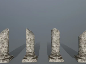 pilastro rotto Modello 3D