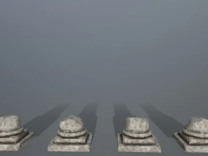 pilastro rotto Modello 3D