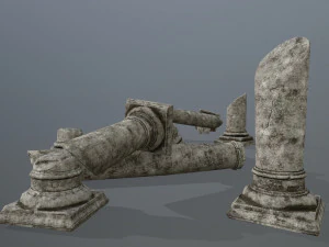 pilastro rotto Modello 3D