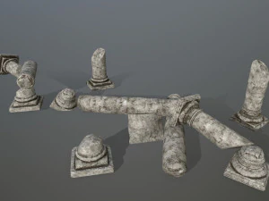 pilastro rotto Modello 3D