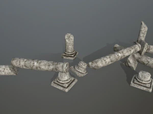 pilastro rotto Modello 3D