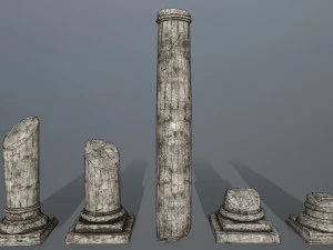 pilastro rotto Modello 3D