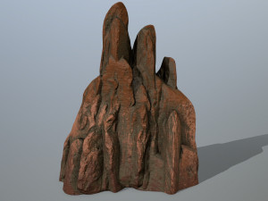 desert rocks Model 3D