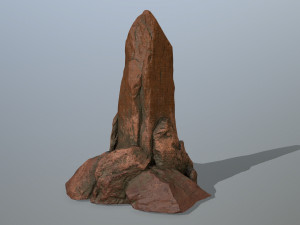 desert rocks Model 3D