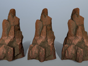 desert rocks Model 3D