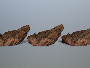 desert rocks Model 3D