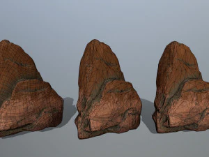 desert rocks 3D Model