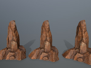 desert rocks 3D Model