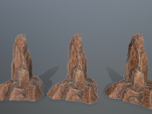 desert rocks 3D Model