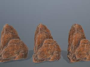 desert rocks 3D Model