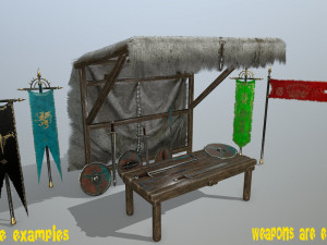 marketbench 3D Model