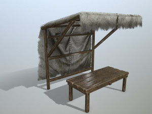 marketbench Modèle 3D