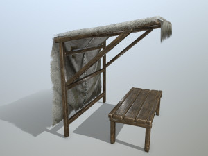 marketbench Modèle 3D