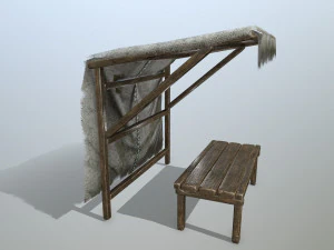 marketbench 3D Model