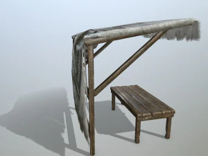 marketbench 3D Model