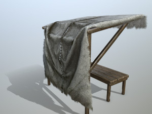marketbench Modèle 3D