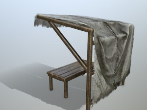 marketbench Modèle 3D