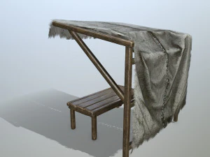marketbench 3D Model