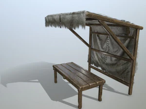 marketbench 3D Model