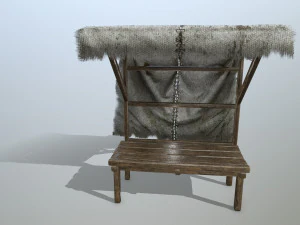 marketbench 3D Model