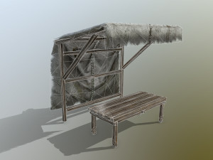 marketbench Modèle 3D