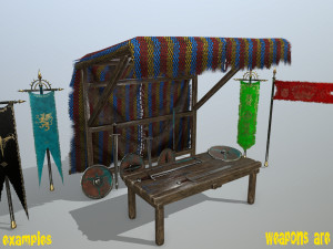 marketbench 3D Model