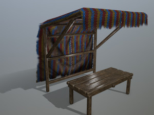 marketbench 3D Model