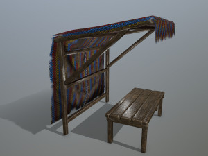 marketbench 3D Model