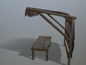 marketbench 3D Model