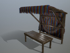 marketbench 3D Model