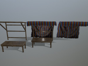 marketbench 3D Model