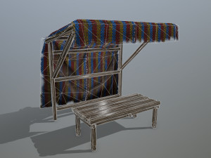 marketbench 3D Model