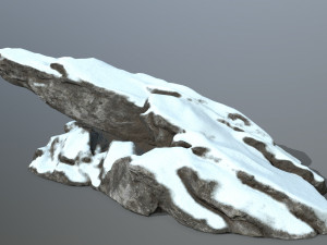 snow rocks 3D 模型