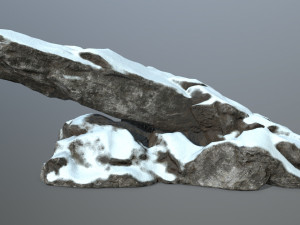snow rocks 3D 模型