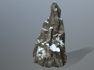 snow rocks 3D 模型