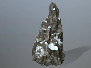 snow rocks 3D Model