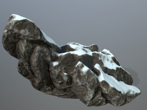 snow rocks 3D 模型