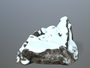 snow rocks 3D 模型