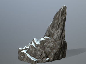 snow rocks 3D 模型