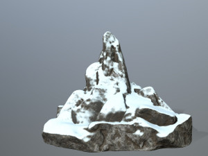 snow rocks 3D 模型