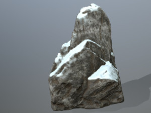snow rocks 3D 模型