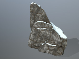 snow rocks 3D 模型