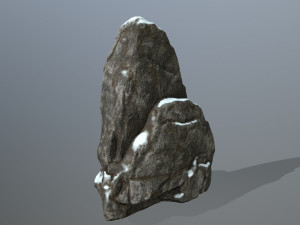 snow rocks 3D 模型