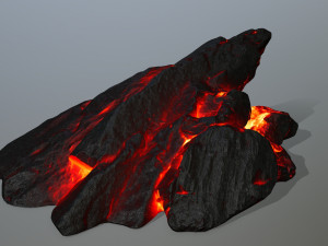 lava rocks 3D Model