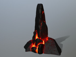 lava rocks 3D Model